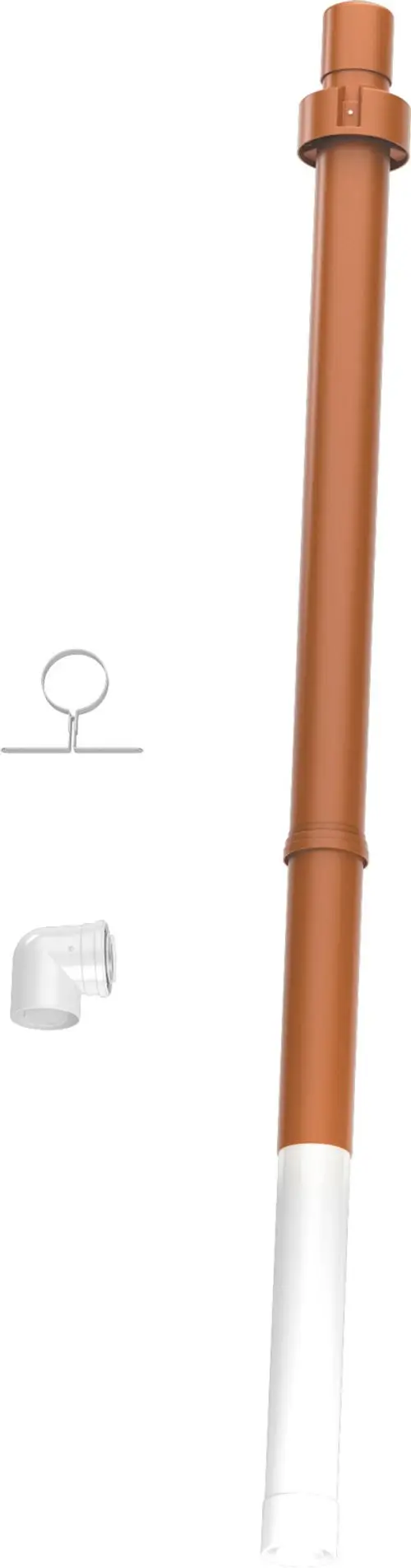 Bosch-Abgaszubehoer-FC-Set80-C33x-hinten-Grundbausatz-C33x-rot-1-5m-d:80-125mm-7738112761 gallery number 1